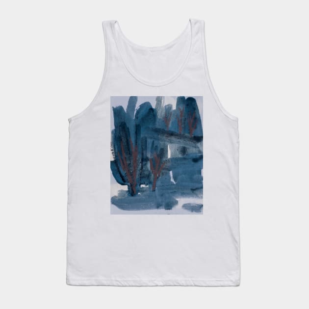 Abstract tree Tank Top by bunlinked